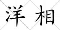 洋相