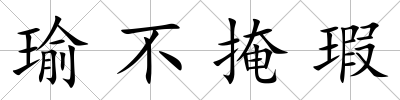 瑜不掩瑕