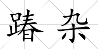 踳雜