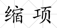 縮項(xiàng)
