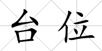臺位