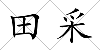 田采