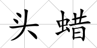 頭蠟