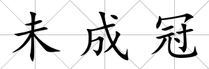 未成冠