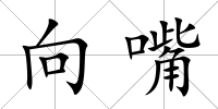 向嘴