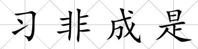 習(xí)非成是
