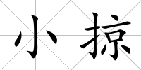 小掠