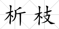 析枝