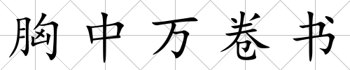 胸中萬卷書