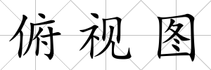 俯視圖