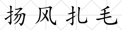 揚風(fēng)扎毛
