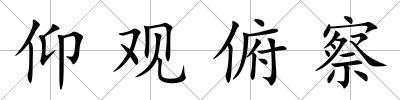仰觀俯察