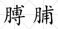 膊脯