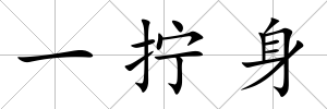 一擰身