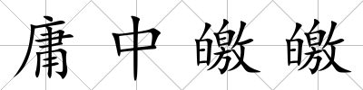 庸中皦皦