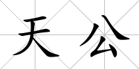 天公