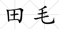 田毛