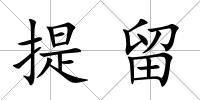 提留