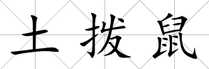 土撥鼠