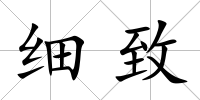 細致