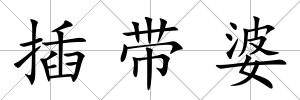 插帶婆