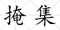 掩集