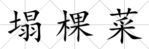 塌棵菜