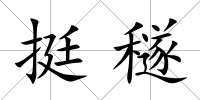 挺穟