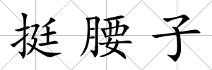 挺腰子