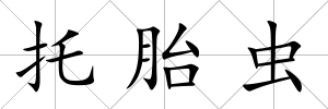 托胎蟲