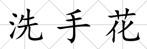 洗手花