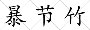 暴節(jié)竹
