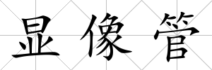 顯像管
