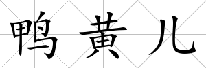 鴨黃兒