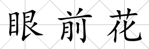 眼前花