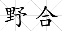 野合