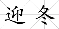 迎冬