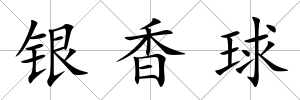 銀香球