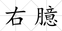 右臆