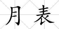 月表