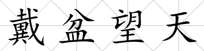 戴盆望天