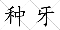 種牙