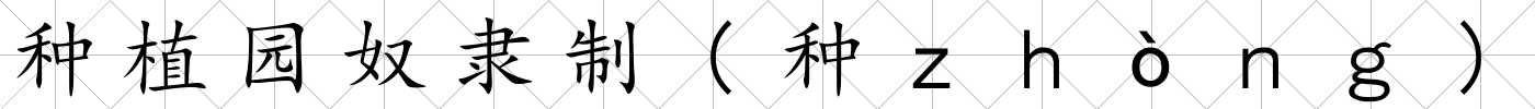種植園奴隸制(種ｚｈòｎｇ)