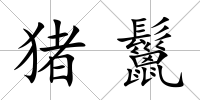 豬鬣