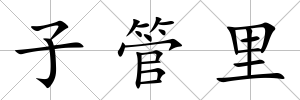 子管里