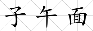 子午面