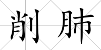削肺