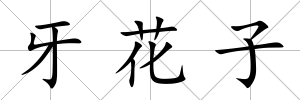 牙花子