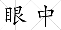 眼中