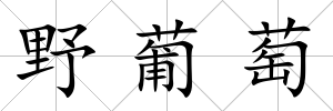 野葡萄
